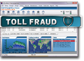 Toll fraud alarms