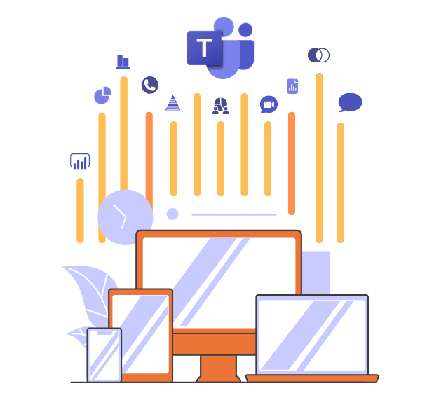 Computer Image displaying UC Analytics Reports