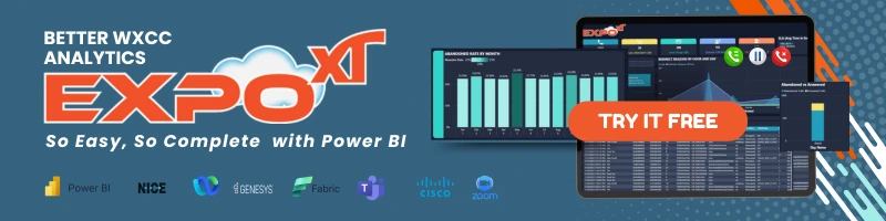 CTA banner for Expo XT and Power BI for Webex