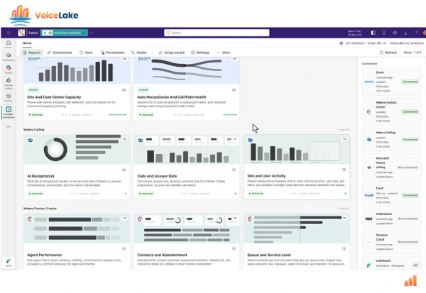 screenshot of VoiceLake Fabric Workload Builder